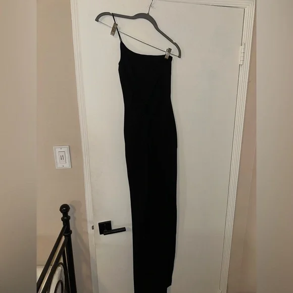 Nookie Lust One Shoulder Gown in Black size XS - Picture 7 of 13